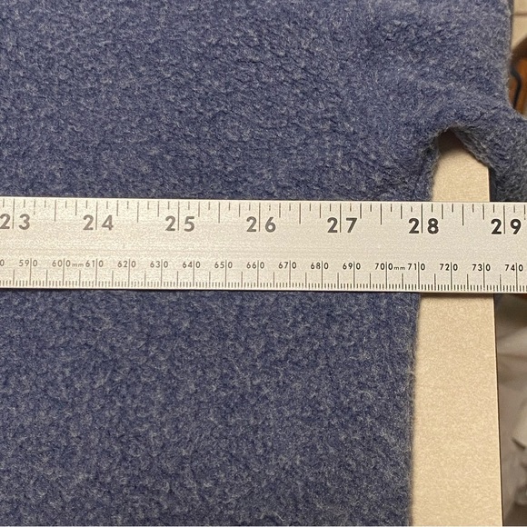 Free People Jacket Women's Size Large Oceania Blue Ruby Jacket oversized Shacket - Picture 12 of 17